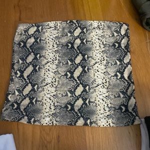 Rue21 Snakeskin Tube Top